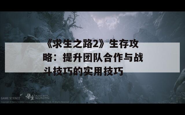 《求生之路2》生存攻略：提升团队合作与战斗技巧的实用技巧