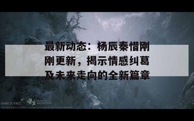 最新动态：杨辰秦惜刚刚更新，揭示情感纠葛及未来走向的全新篇章