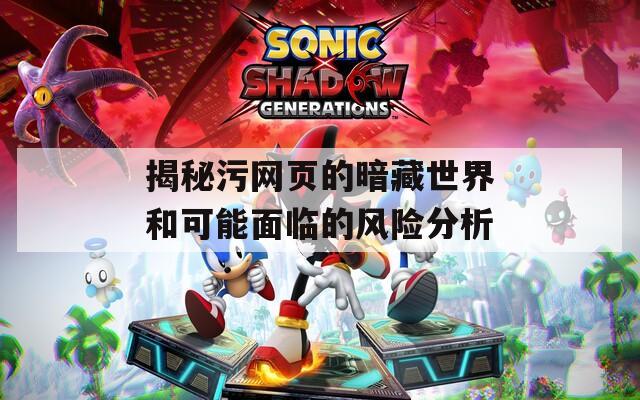 揭秘污网页的暗藏世界和可能面临的风险分析