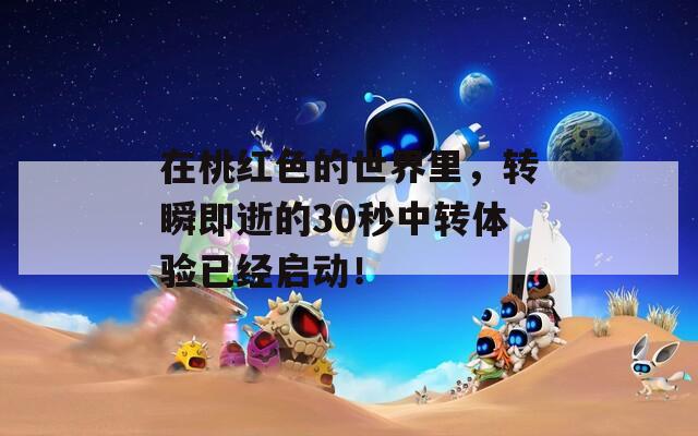 在桃红色的世界里，转瞬即逝的30秒中转体验已经启动！