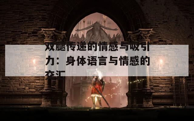双腿传递的情感与吸引力：身体语言与情感的交汇