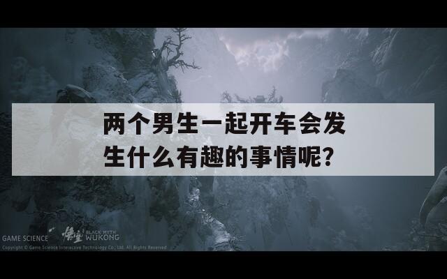 两个男生一起开车会发生什么有趣的事情呢？