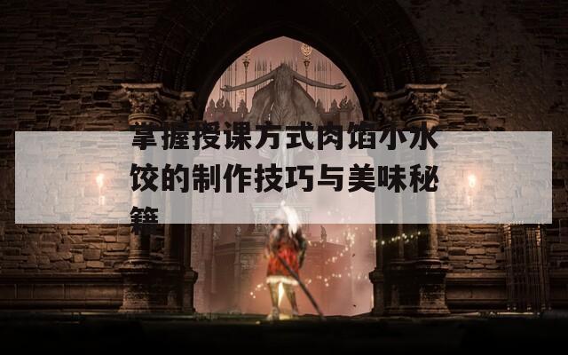 掌握授课方式肉馅小水饺的制作技巧与美味秘籍