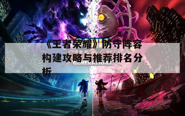 《王者荣耀》防守阵容构建攻略与推荐排名分析