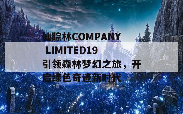 仙踪林COMPANY LIMITED19引领森林梦幻之旅，开启绿色奇迹新时代