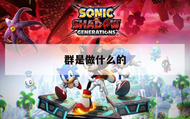 群是做什么的