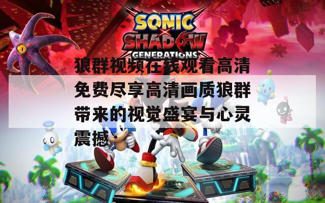 狼群视频在线观看高清免费尽享高清画质狼群带来的视觉盛宴与心灵震撼