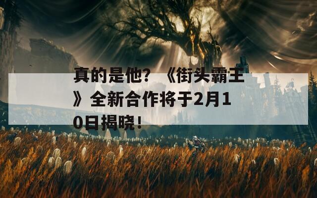 真的是他？《街头霸王》全新合作将于2月10日揭晓！