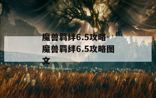 魔兽羁绊6.5攻略-魔兽羁绊6.5攻略图文