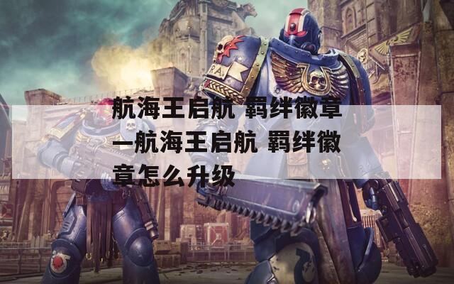 航海王启航 羁绊徽章—航海王启航 羁绊徽章怎么升级