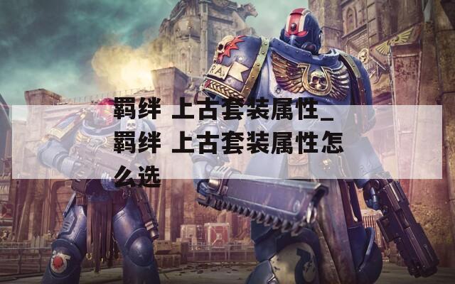羁绊 上古套装属性_羁绊 上古套装属性怎么选