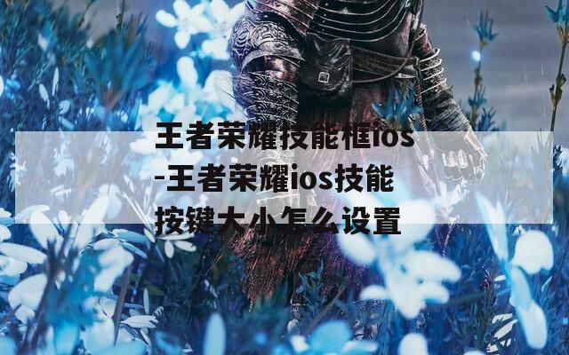王者荣耀技能框ios-王者荣耀ios技能按键大小怎么设置