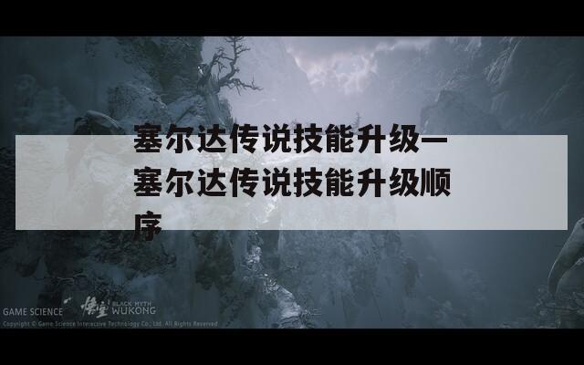 塞尔达传说技能升级—塞尔达传说技能升级顺序