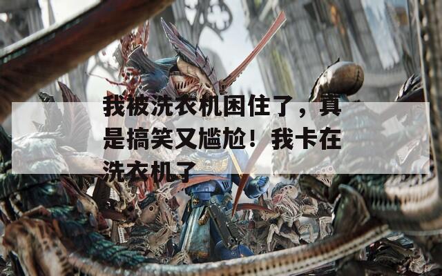 我被洗衣机困住了，真是搞笑又尴尬！我卡在洗衣机了