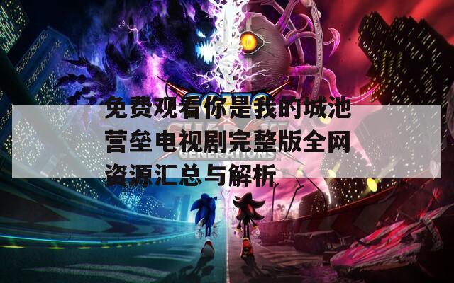 免费观看你是我的城池营垒电视剧完整版全网资源汇总与解析