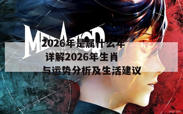 2026年是属什么年 详解2026年生肖与运势分析及生活建议