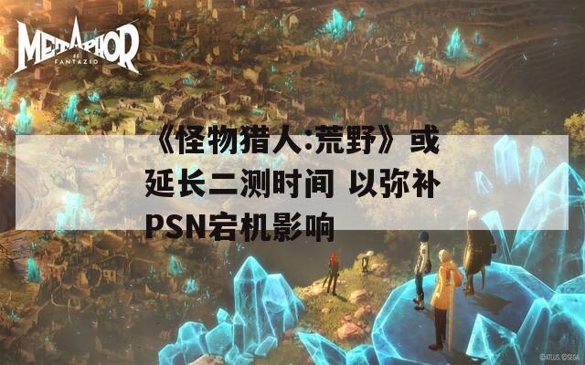 《怪物猎人:荒野》或延长二测时间 以弥补PSN宕机影响