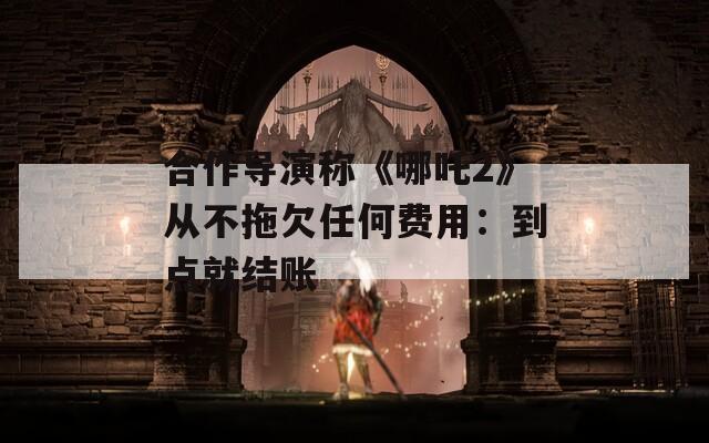 合作导演称《哪吒2》从不拖欠任何费用：到点就结账